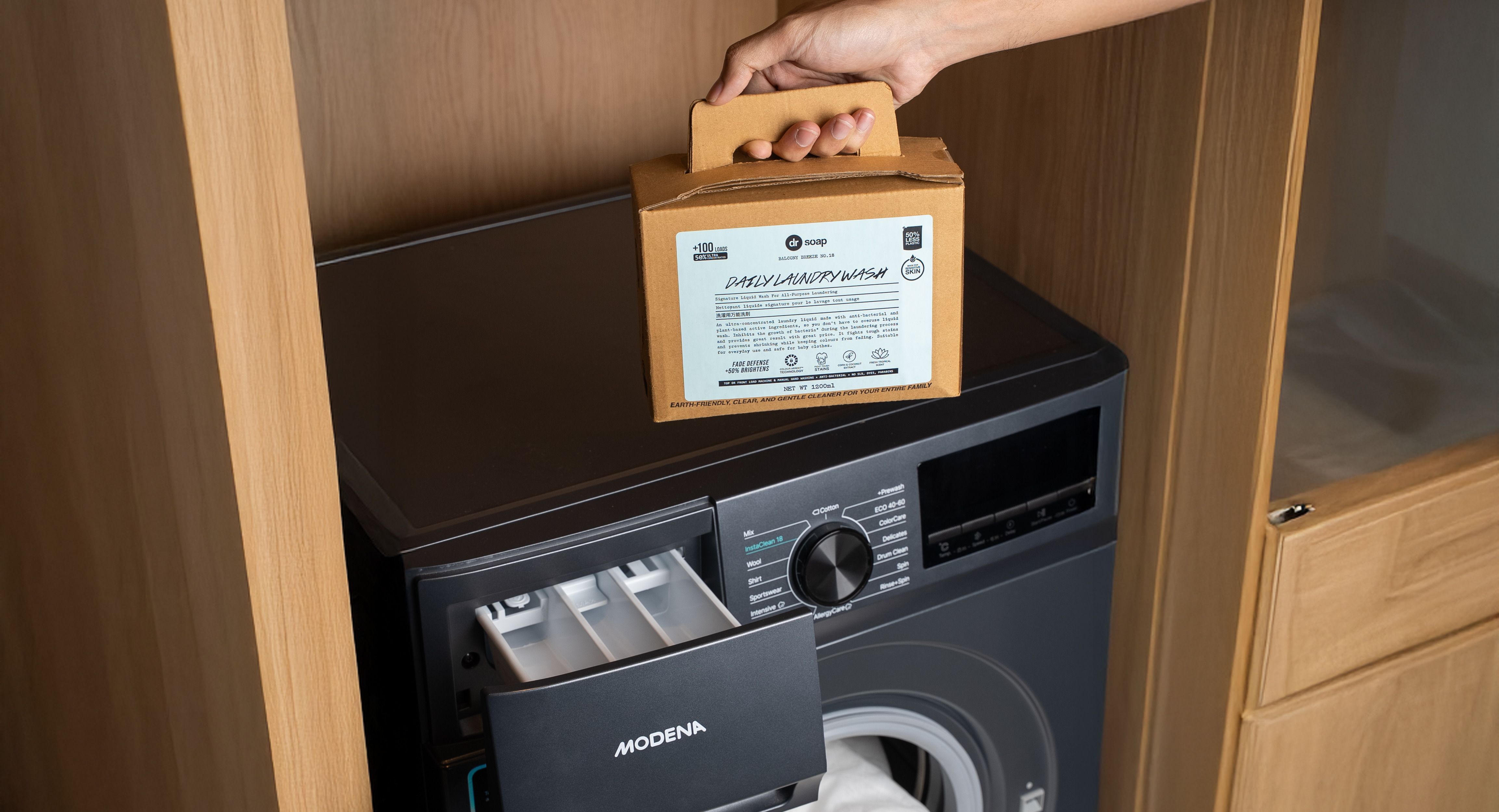 MODENA & dr soap® Hadirkan Solusi Laundry Ramah Lingkungan