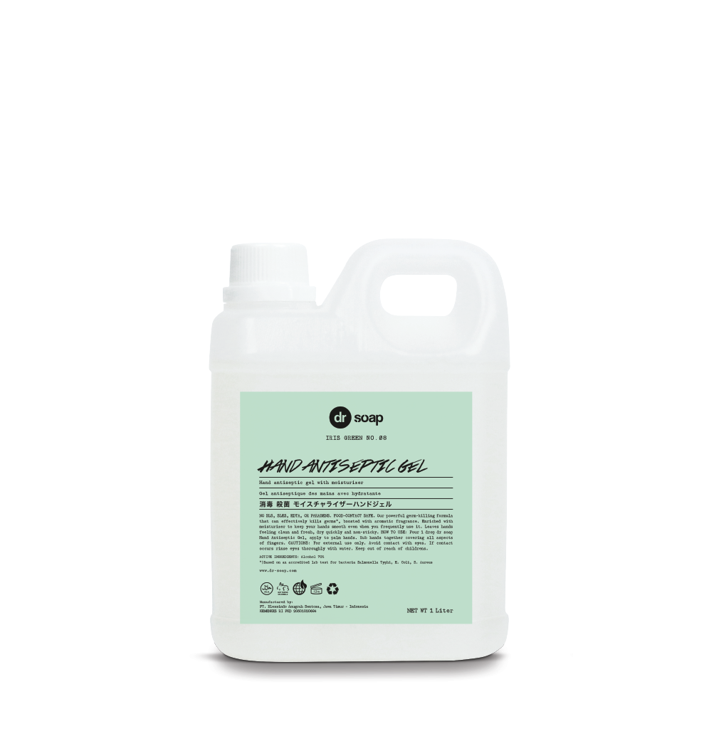 Hand Antiseptic Gel Iris Green 1L