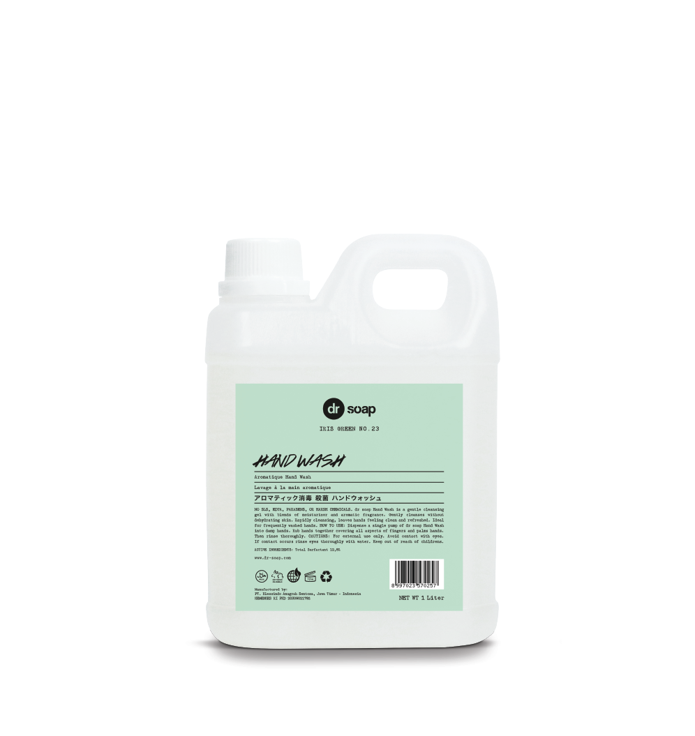 Hand Wash Iris Green 1L