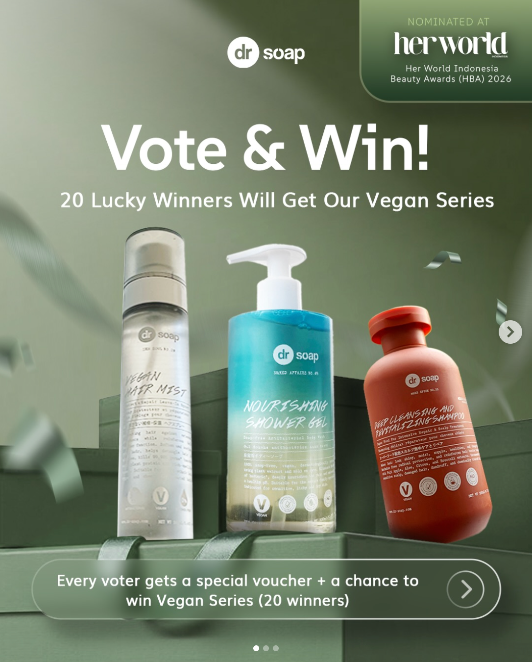 🎉Vote & Win Our Vegan Series (20 Winners) 🎉