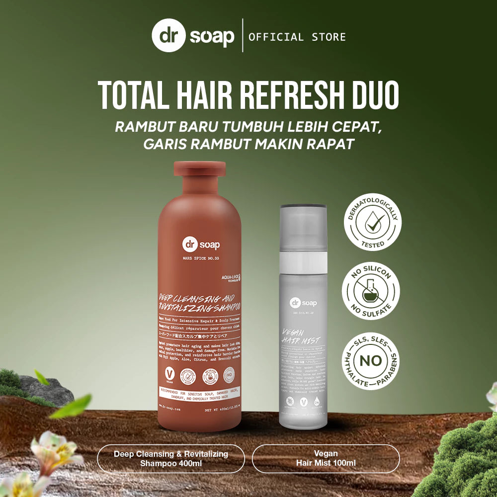 Hair Care Bundles - Deep Cleansing Shampoo & Vegan Hair Mist