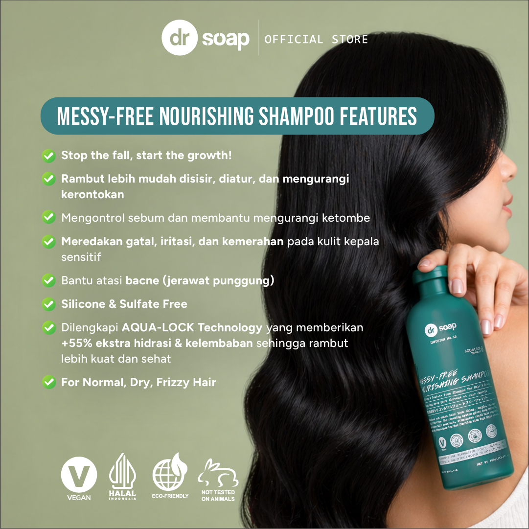 Hair Care Bundles - Messy free Shampoo & Vegan Hair Mist