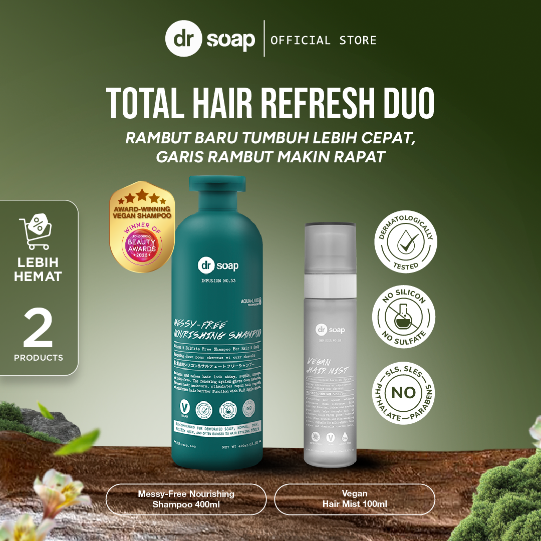 Hair Care Bundles - Messy free Shampoo & Vegan Hair Mist