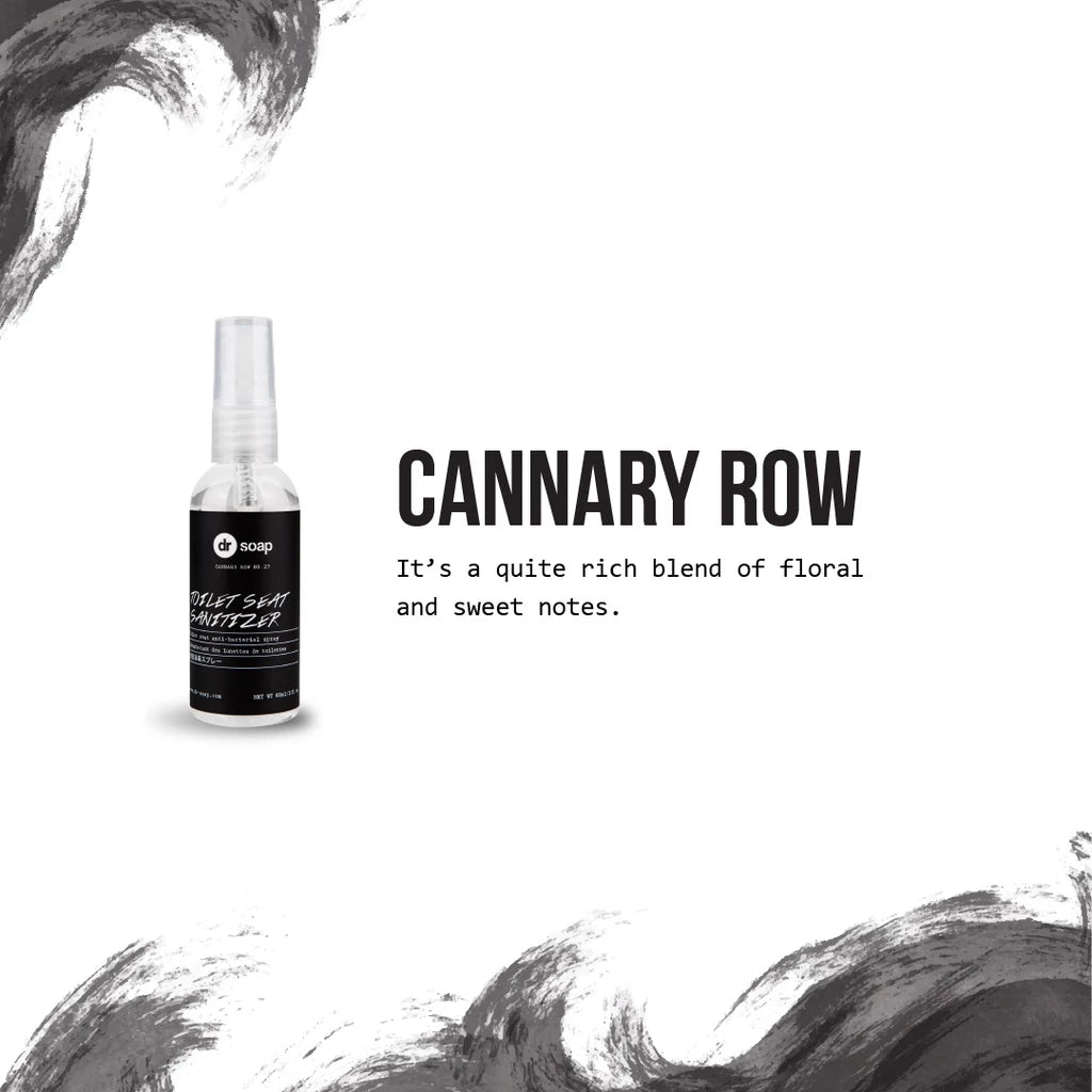 Toilet Seat Sanitizer Cannary Row 60ml