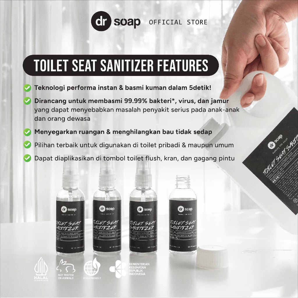 Toilet Seat Sanitizer Cannary Row 60ml