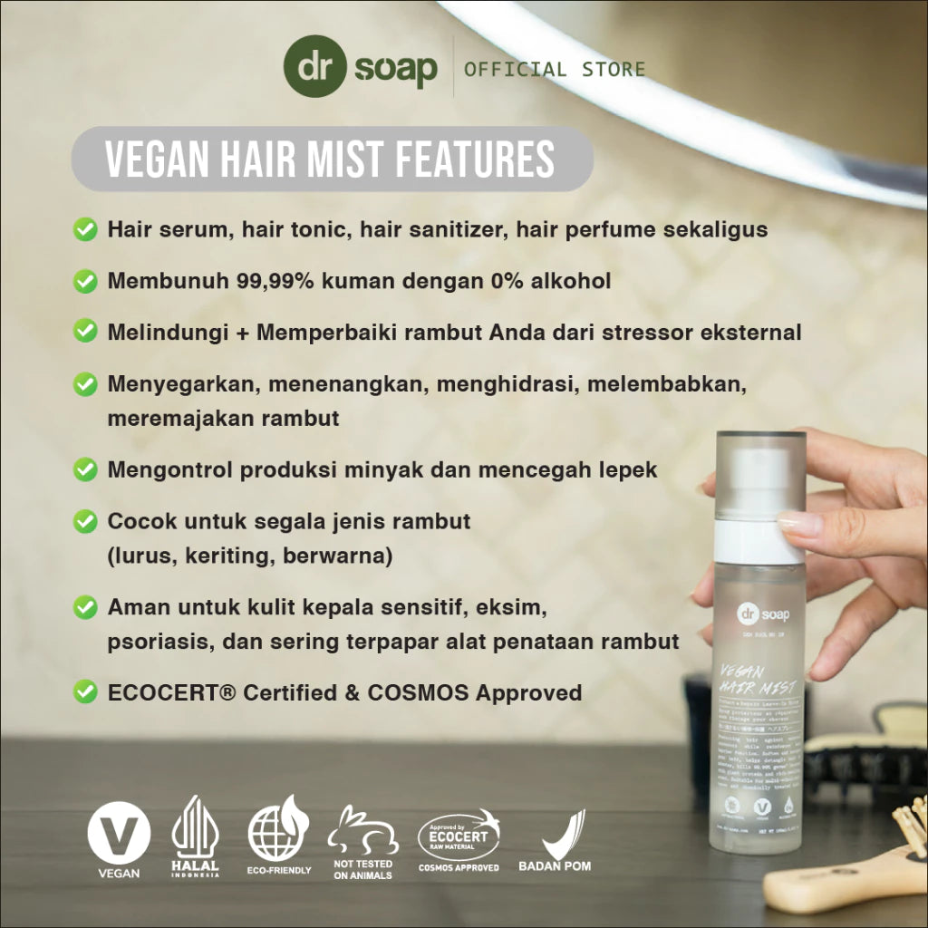 Hair Care Bundles - Deep Cleansing Shampoo & Vegan Hair Mist