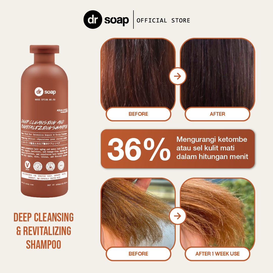 Deep Cleansing & Revitalizing Shampoo Mars Spice